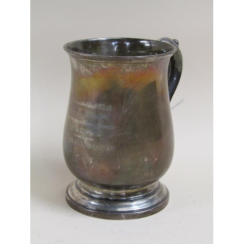 1700 - SILVER TANKARD 10.5oz