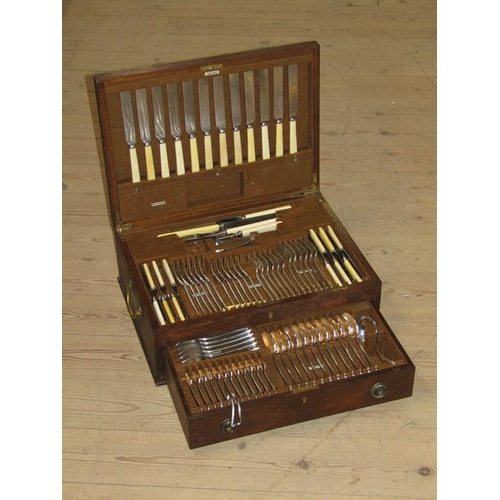 1749 - CANTEEN OF SILVER PLATED CUTLERY