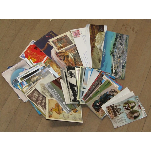 1756 - TWO BOXES OF MIXED POSTCARDS