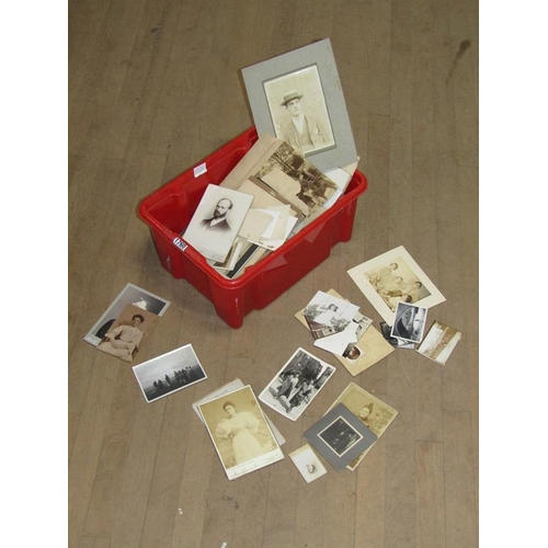 1760 - BOX OF MIXED EARLY 20c BLACK AND WHITE PHOTOGRAPHS