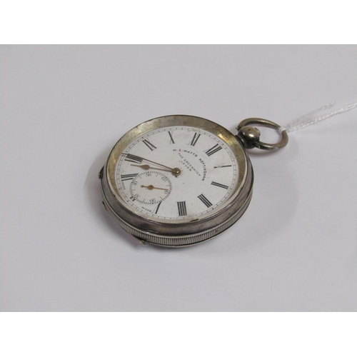 1648 - WATTS OF NOTTINGHAM GRENWICH LEVER POCKET WATCH