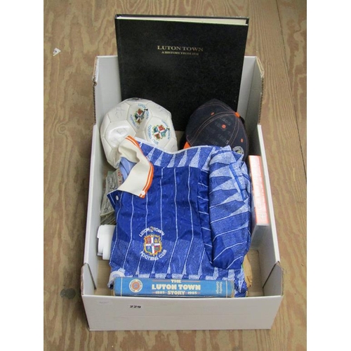 229 - LUTON TOWN FOOTBALL CLUB MEMORABILIA ****please note THE ARTIFICIAL PITCH ORIGINALLY PHOTOGRAPHED IS... 