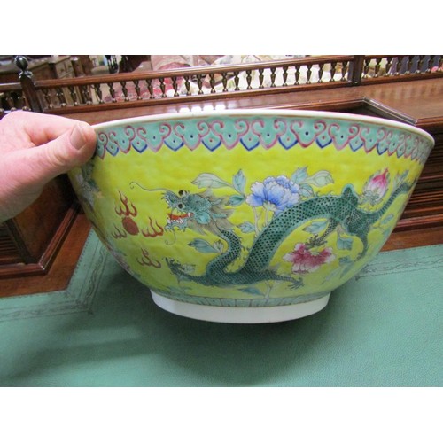 1822 - LARGE ORIENTAL BOWL, 41CM DIAM