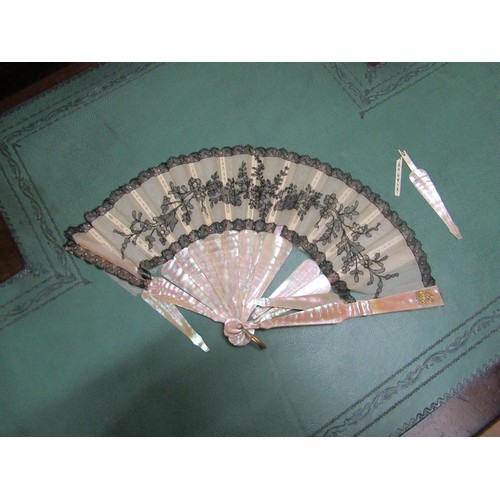 1266 - EVAN J STOCKS SILK FAN; QTY OF THEATRE PROGRAMMES