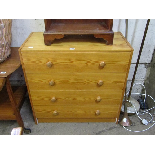 561 - MODERN PINE CHEST