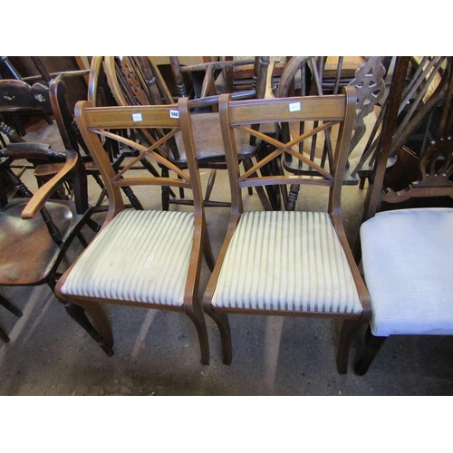 568 - TWO REPRO CHAIRS