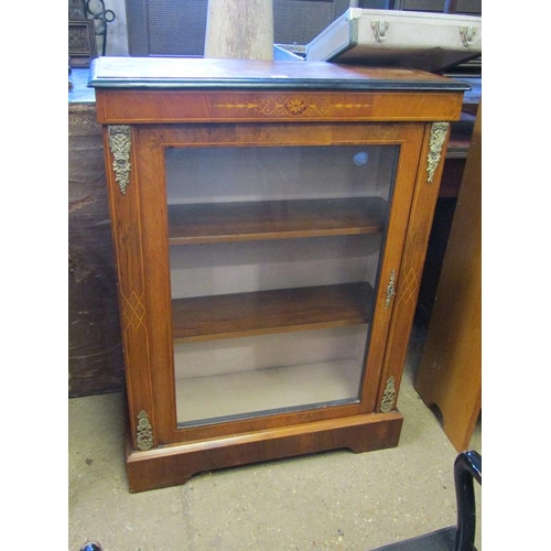 591 - VICTORIAN INLAID PIER CABINET