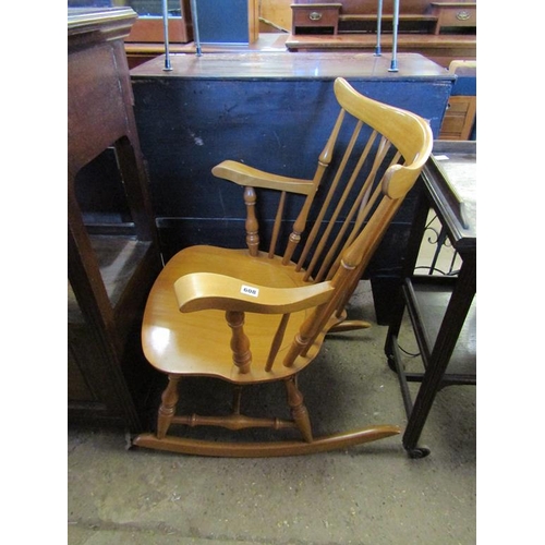 608 - REPRODUCTION SPINDLE BACK ROCKING CHAIR