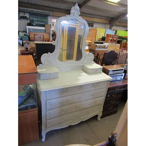 645 - FRENCH PAINTED DRESSING TABLE