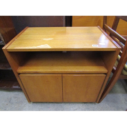 659 - TEAK CUPBOARD