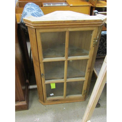 679 - PINE CORNER CUPBOARD