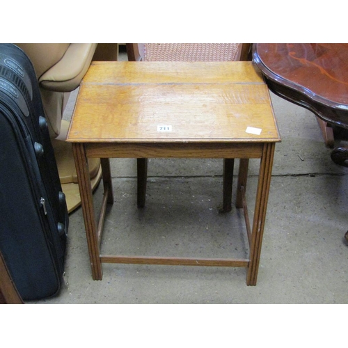 711 - OAK OCCASIONAL TABLE