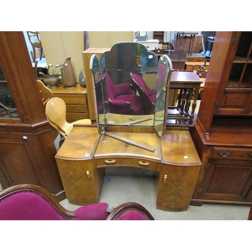 715 - WALNUT VENEERED DRESSING TABLE