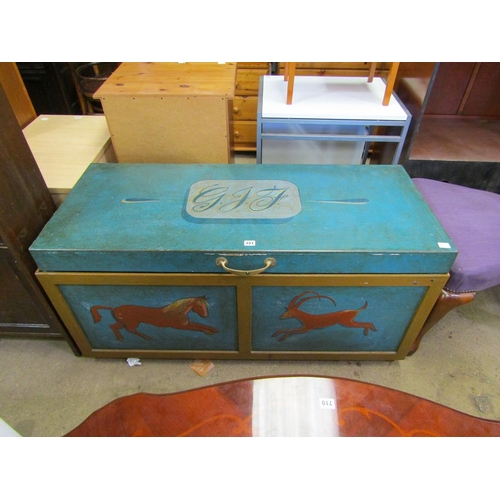 721 - PAINTED TRUNK