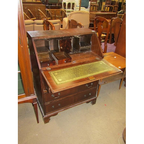 740 - REPRODUCTION MAHOGANY BUREAU