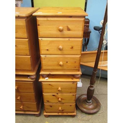 750 - TWO PINE CHESTS OF DRAWERS