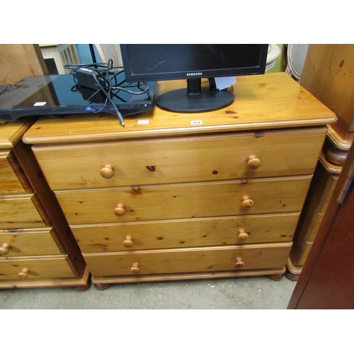 752 - MODERN PINE CHEST