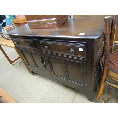 756 - ERCOL OAK SIDEBOARD