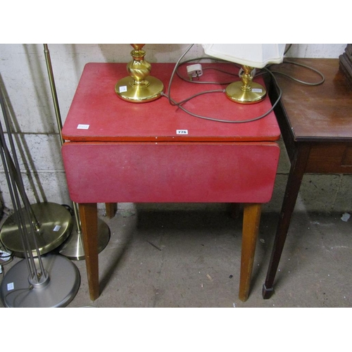 776 - FORMICA DROP LEAF TABLE