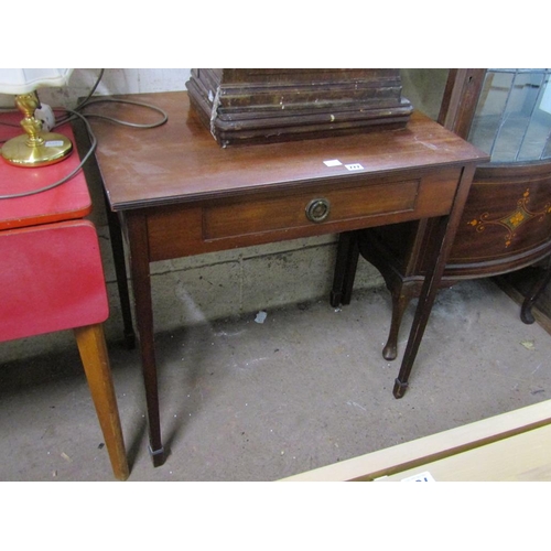 777 - EDWARDIAN MAHOGANY SIDE TABLE