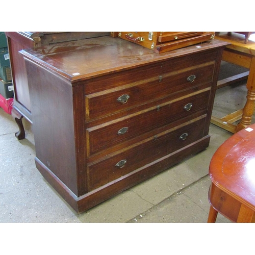 791 - VICTORIAN LIFT TOP CHEST