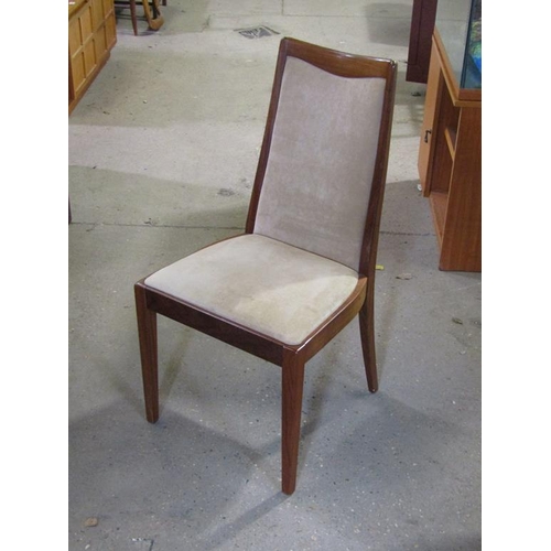 805 - SIX G PLAN DINING CHAIRS