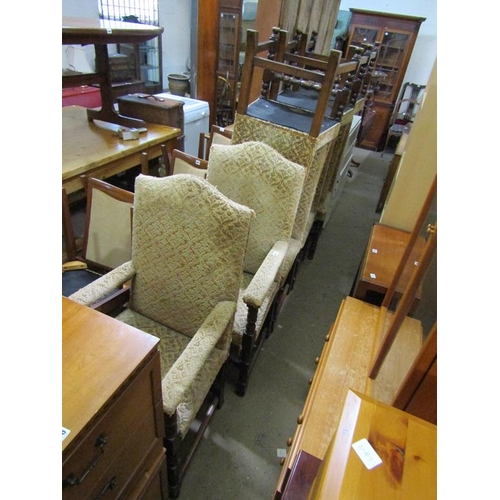 811 - EIGHT VICTORIAN DINING CHAIRS