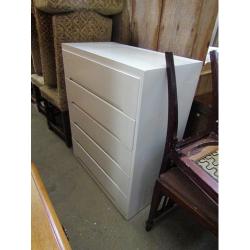 812 - WHITE PAINTED CHEST