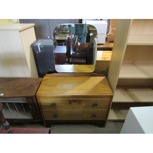 820 - 1930s OAK DRESSING TABLE