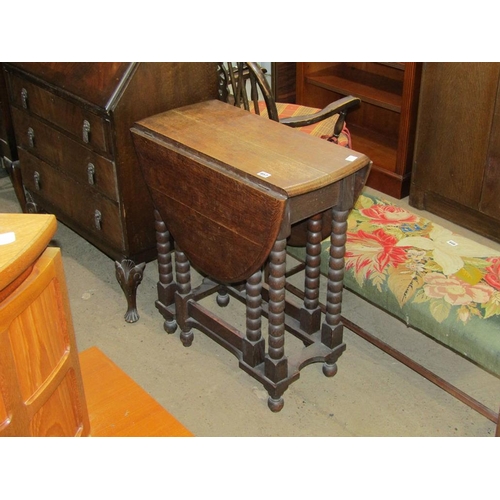 857 - OAK GATELEG TABLE