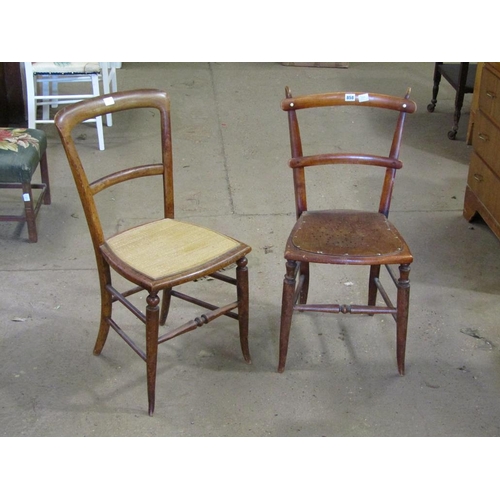 858 - TWO SALON CHAIRS