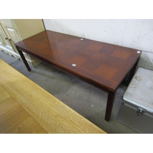 867 - MAHOGANY COFFEE TABLE