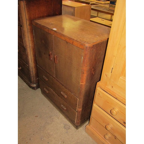 896 - 1930s OAK TALLBOY