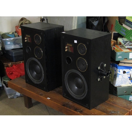 910 - TWO ACOUSTIC SPEAKERS