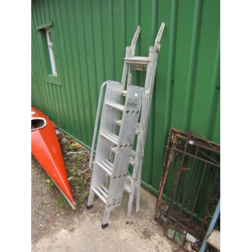 914 - ALUMINIUM STEPS & LOFT LADDER