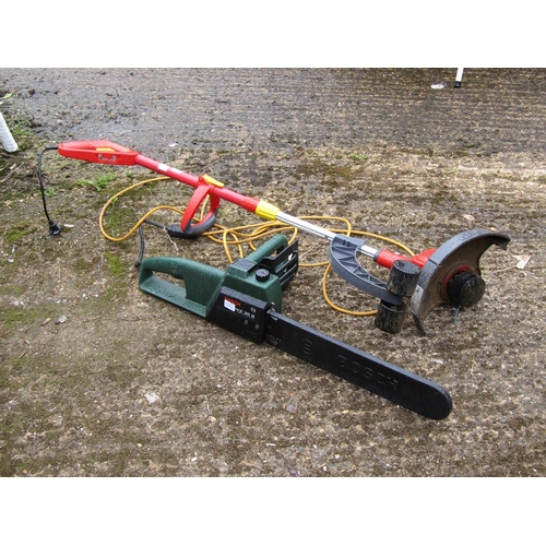 932 - PETROL CHAINSAW AND A STRIMMER