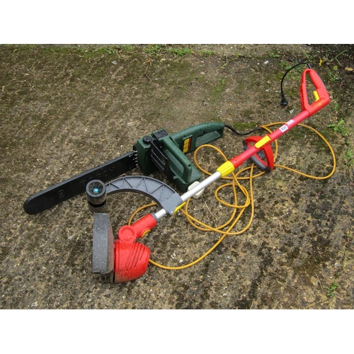 932 - PETROL CHAINSAW AND A STRIMMER