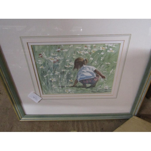 136 - FRAMED NEEDLEWORKS AND PRINTS