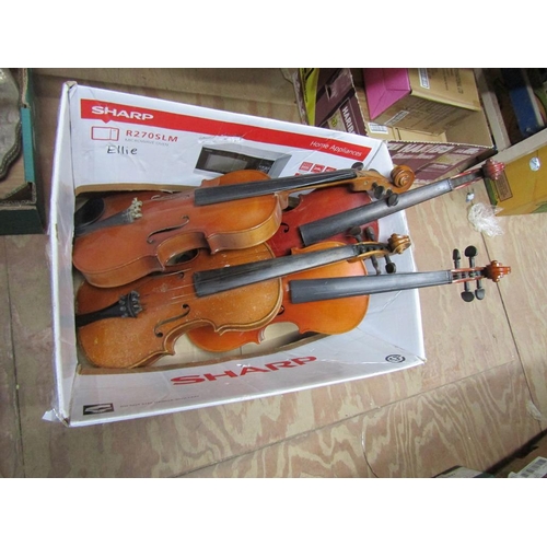 229 - QTY OF VIOLINS