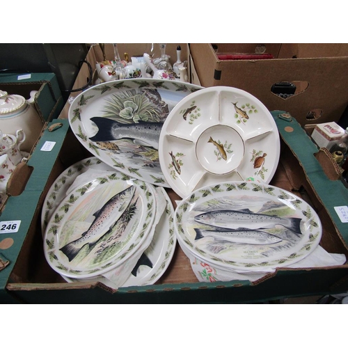 246 - PORT MERION FISH PLATES