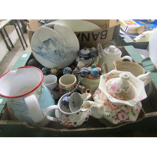 400 - MIXED CERAMICS TO INC. TEAWARES, TEAPOTS ETC.