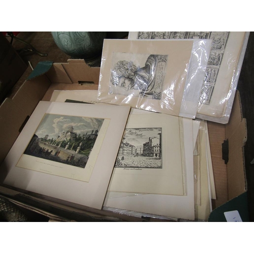 405 - UNFRAMED ANTIQUE ENGRAVINGS