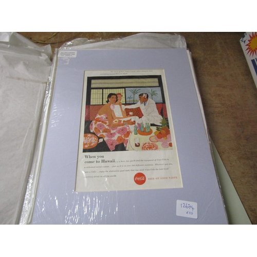 410 - UNFRAMED ADVERTISING PRINTS