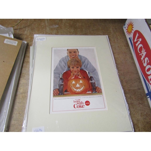 410 - UNFRAMED ADVERTISING PRINTS