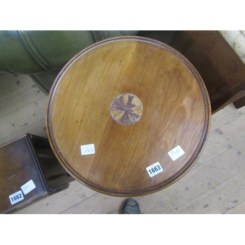 1663 - EDWARDIAN TRIPOD TABLE, 39CM W, 67CM H