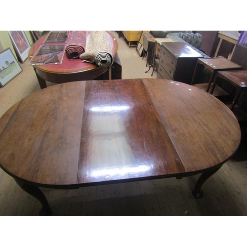 1667 - VICTORIAN MAHOGANY EXTENDING DINING TABLE, 180CM W, 75CM H