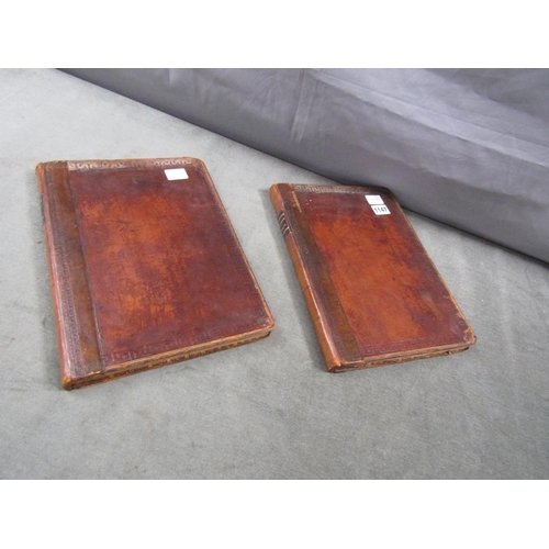 1147 - TWO LEATHER BOUND BOOKS - VOLUMES I & II HARMONIA RURALIS