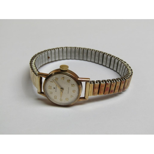 1249 - 9CT GOLD LADIES ROLEX WATCH