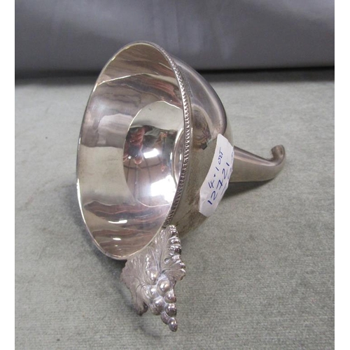 1443 - SILVER GEORGIAN STYLE WINE FUNNEL, 4.1ozt