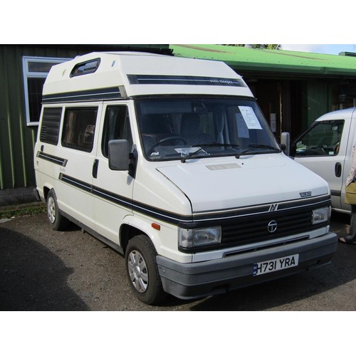 999 - TALBOT EXPRESS CAMPER VAN REGISTRATION H731 YRA.  MOT UNTIL AUGUST 2023. 58,000 MILES. HISTORY AND P... 